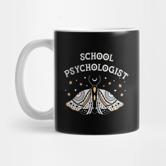 School Psychologist - Boho Butterfly Design by best-vibes-only